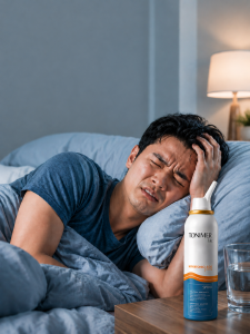 Vệ sinh mũi bằng Tonimer Hypertonic giúp hỗ trợ giảm nghẹt mũi