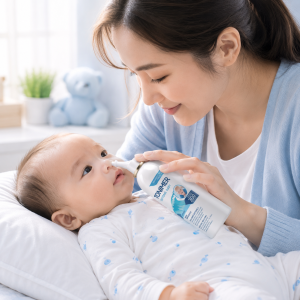 Tonimer Baby Isotonic hỗ trợ vệ sinh mũi hằng ngày cho trẻ